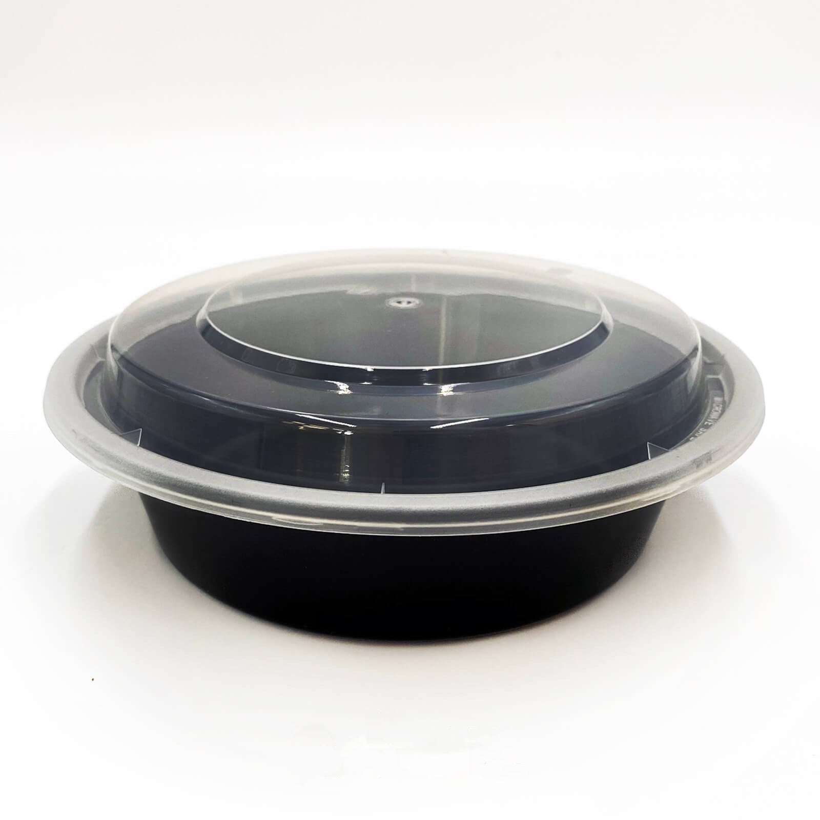 7“ 24oz Round Microwaveable Container (723) - 150 sets/case